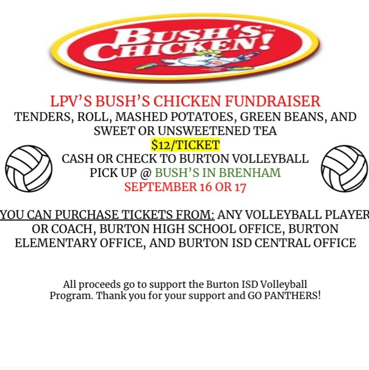LPV Bush’s Chicken Fundraiser!