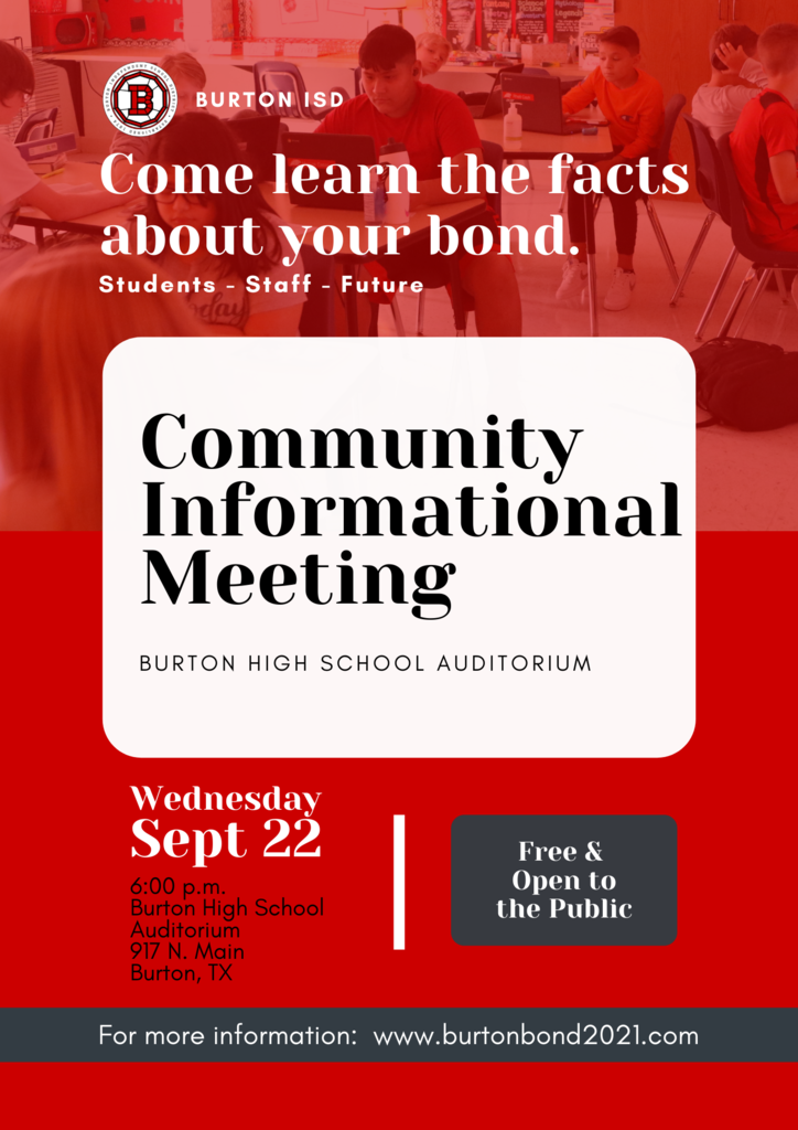 Community Informational Meeting 9/22/2021
