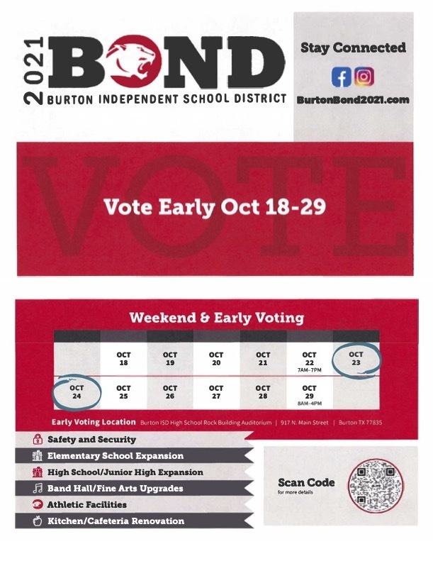 Vote Early Flyer - October 18-29