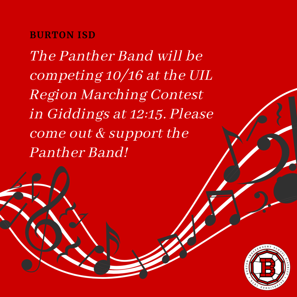 Panther Band in Giddings 10/16